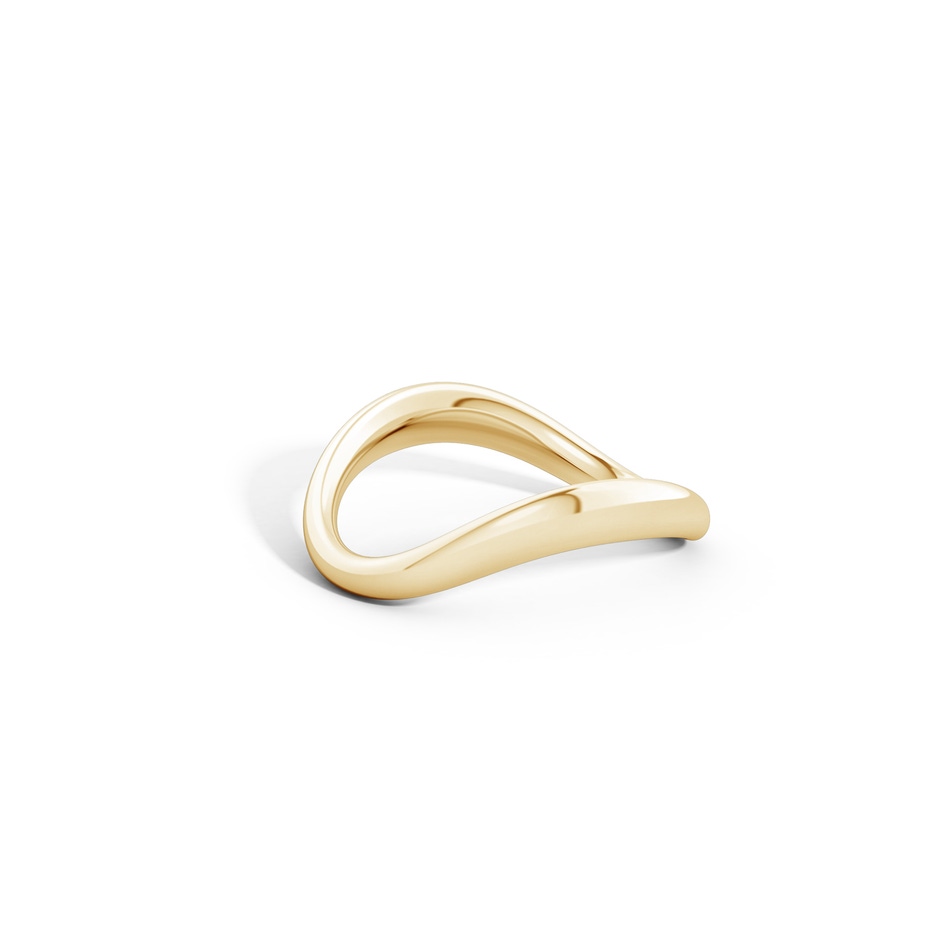 Natori x Angara Shangri-la - Brush Stroke Shangri-La Stackable Ring in Yellow Gold lifestyle