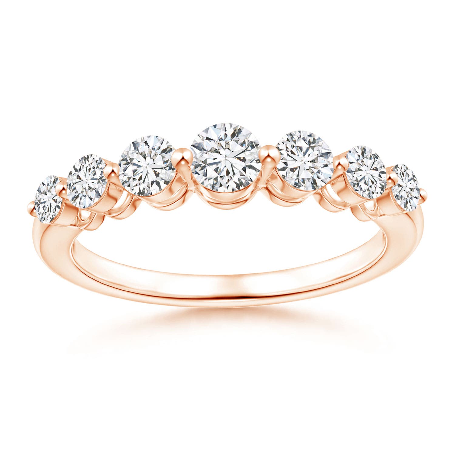 H, SI2 / 0.81 CT / 14 KT Rose Gold