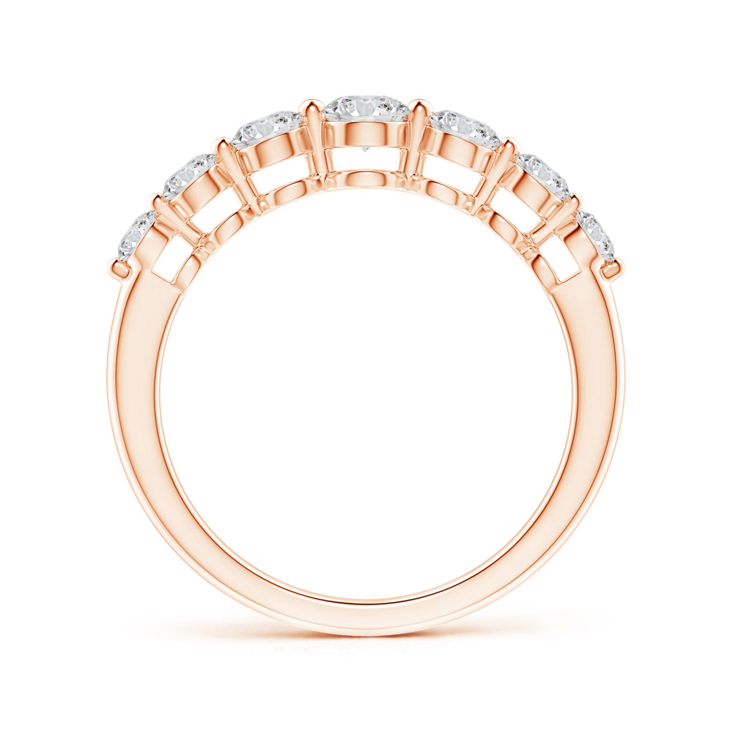 H, SI2 / 0.81 CT / 14 KT Rose Gold