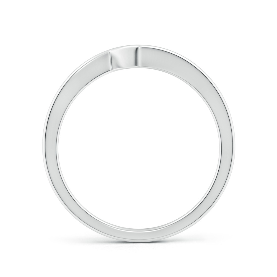 1.5 Contoured Comfort Fit Wedding Band in White Gold side-1