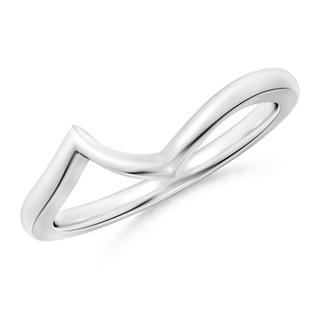 1.8 Contoured Comfort Fit Wedding Band in 18K White Gold