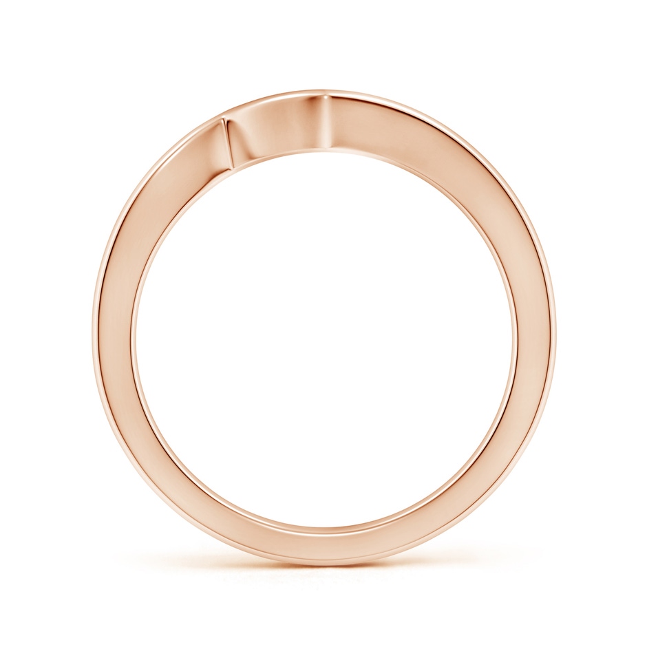 1.8 Contoured Comfort Fit Wedding Band in Rose Gold side-1