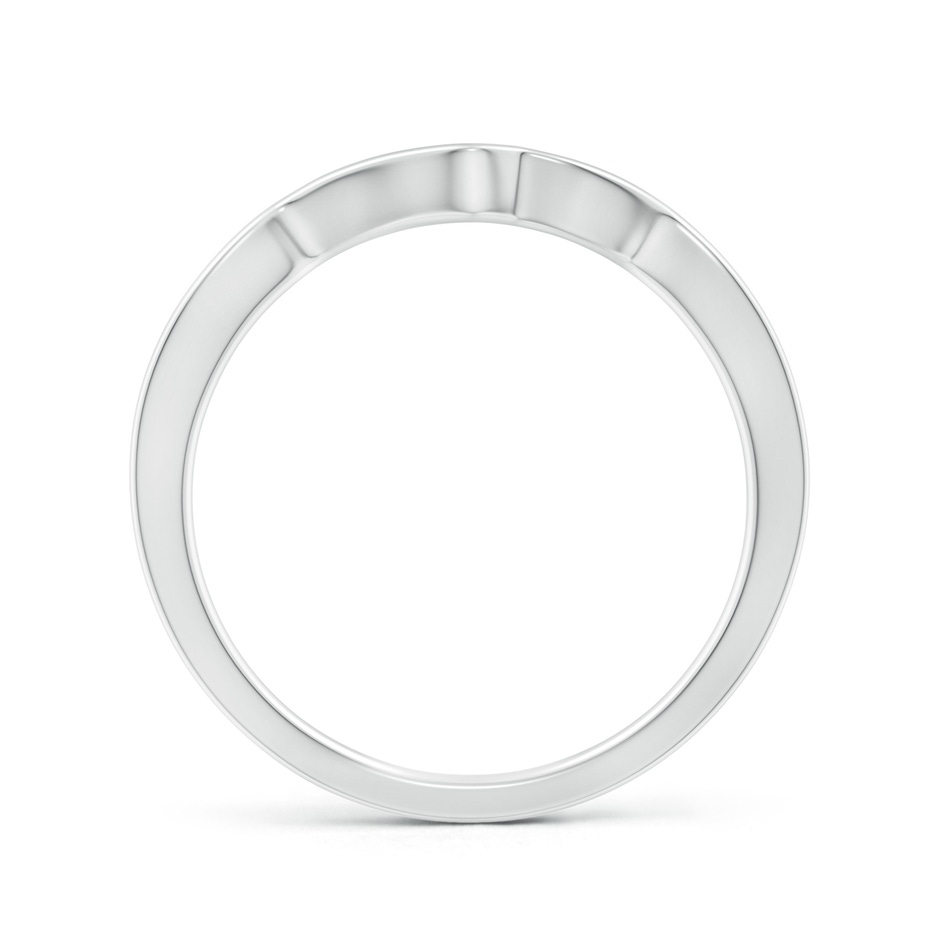 1.5 Contoured Comfort Fit Wedding Band for Her in White Gold product image