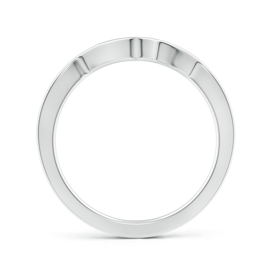 1.8 Contoured Comfort Fit Wedding Band for Her in White Gold product image