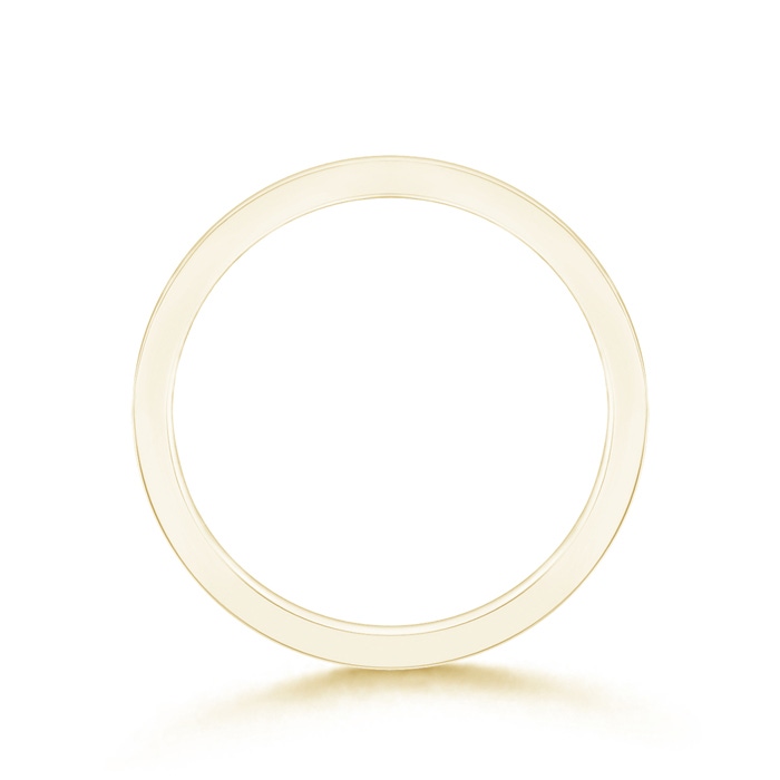 2.65 100 Polished Flat Surface Dome Wedding Band for Her in Yellow Gold Side-1