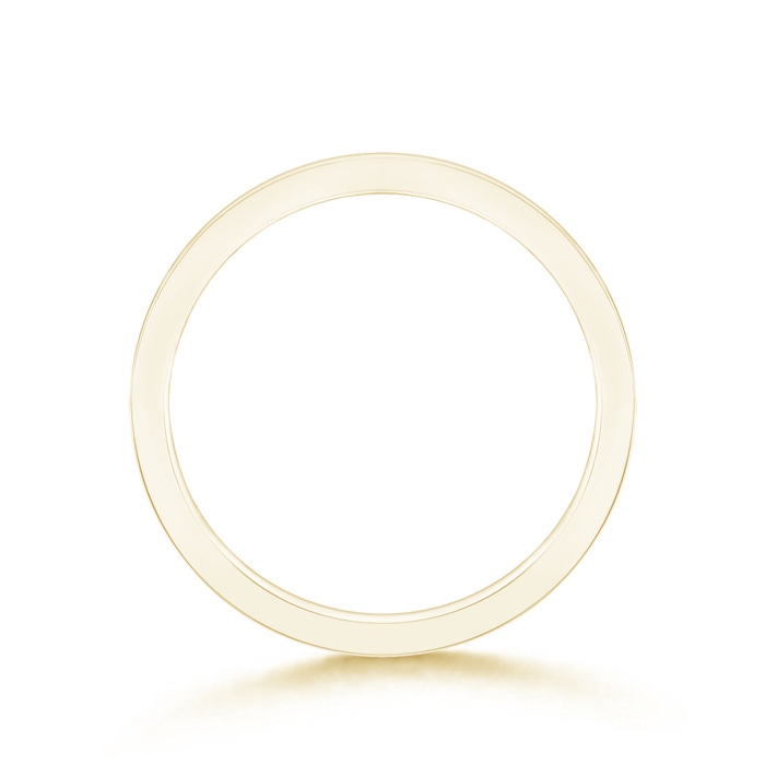 2.65 50 Polished Flat Surface Dome Wedding Band for Her in Yellow Gold side-1