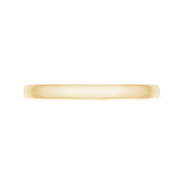 2 50 Standard Comfort Fit Sleek Wedding Band in Yellow Gold side-1