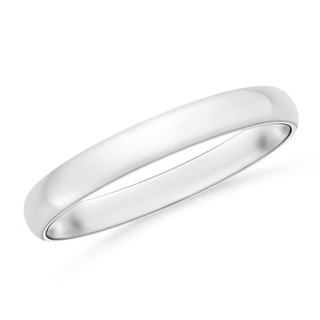 2.5 50 Standard Comfort Fit Sleek Wedding Band in P950 Platinum