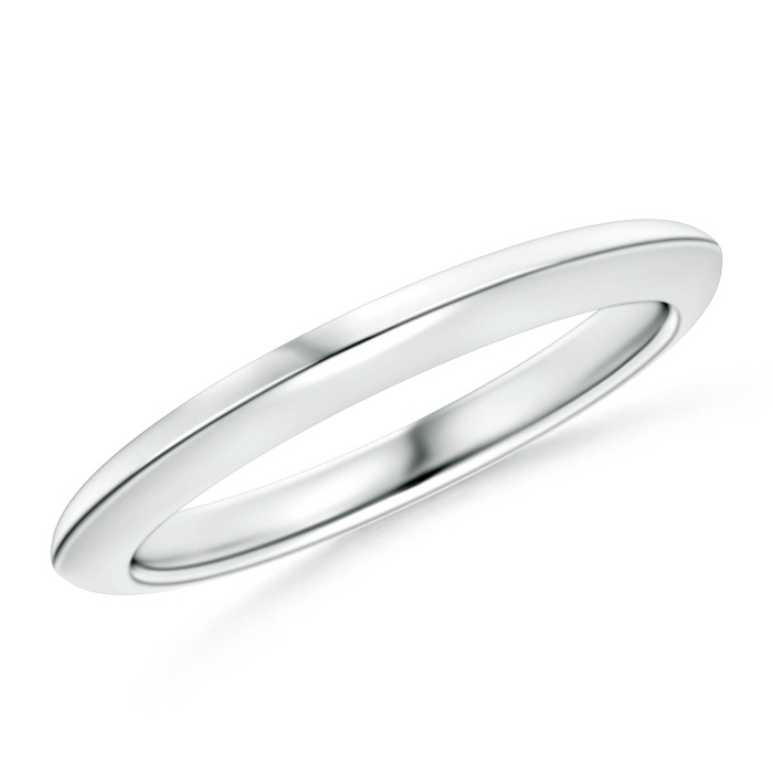 2.5 Knife Edge Women's Plain Wedding Band in P950 Platinum