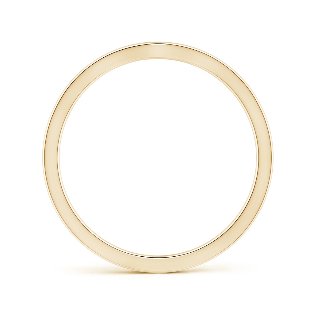 2.3 Curved Comfort Fit Plain Wedding Band in Yellow Gold Side 1