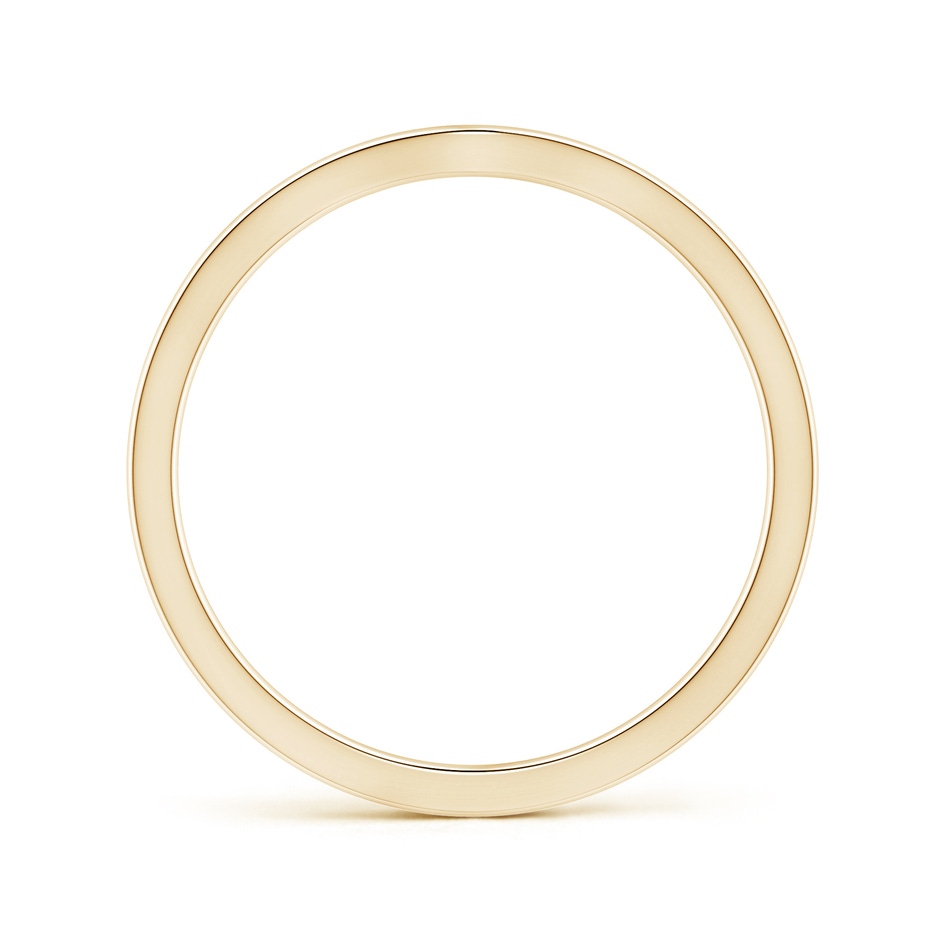 2.3 Curved Comfort Fit Plain Wedding Band in Yellow Gold side 1