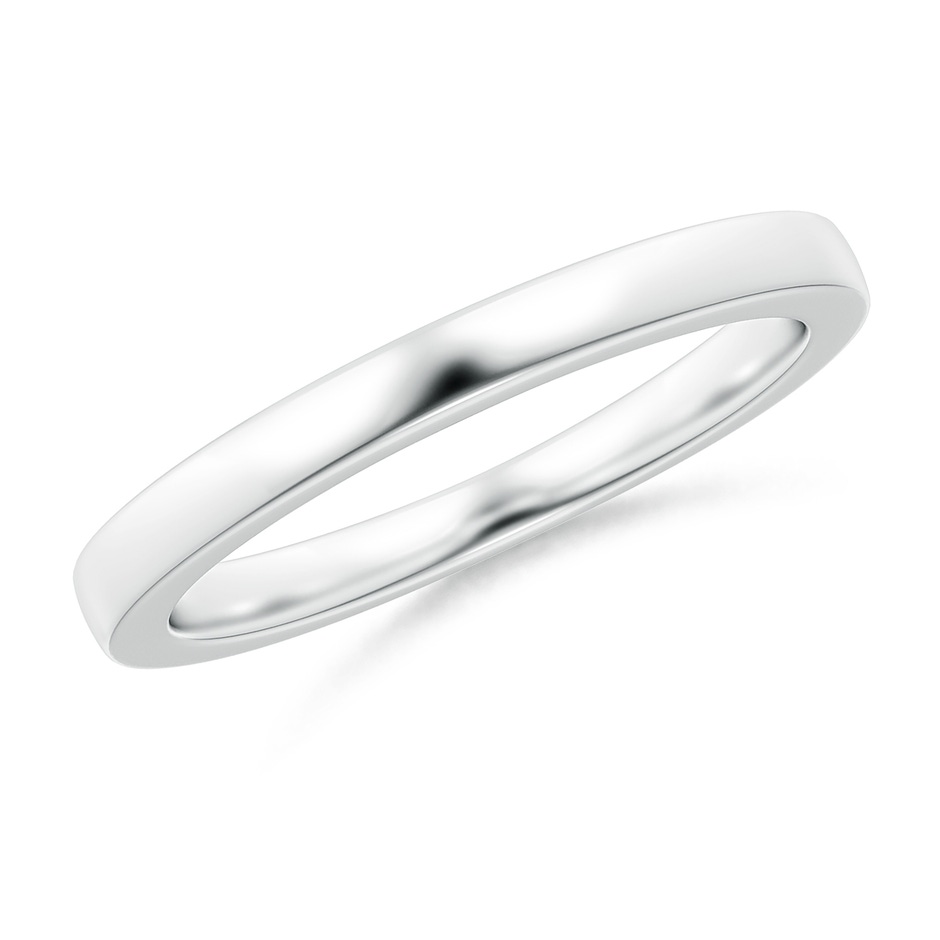 2.3 Aeon Vintage Inspired Wedding Band in White Gold 