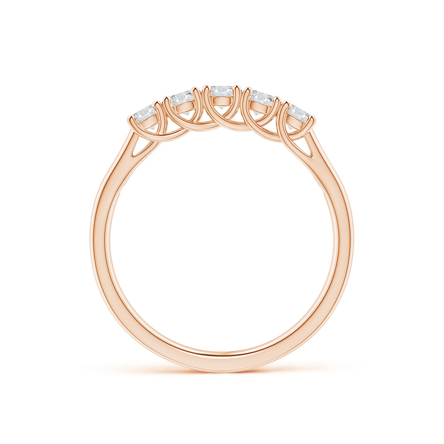 H, SI2 / 0.43 CT / 14 KT Rose Gold