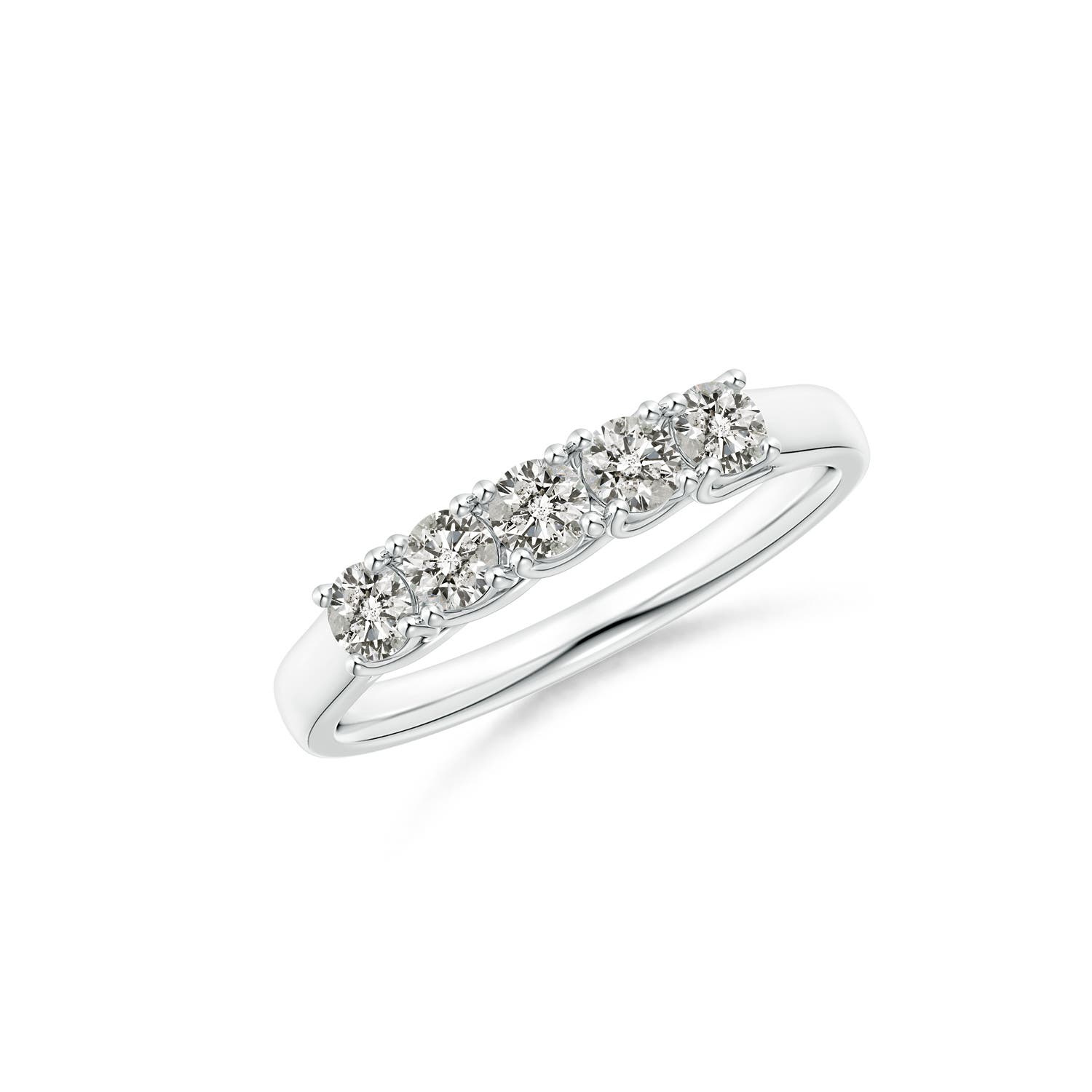 K, I3 / 0.43 CT / 14 KT White Gold