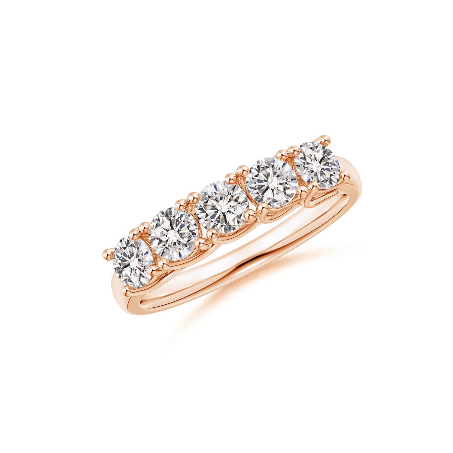 I-J, I1-I2 / 1 CT / 14 KT Rose Gold