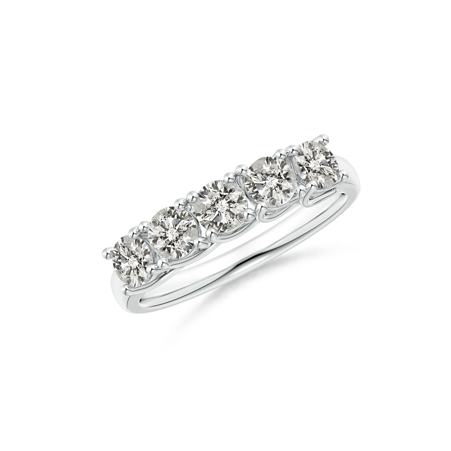 K, I3 / 1 CT / 14 KT White Gold