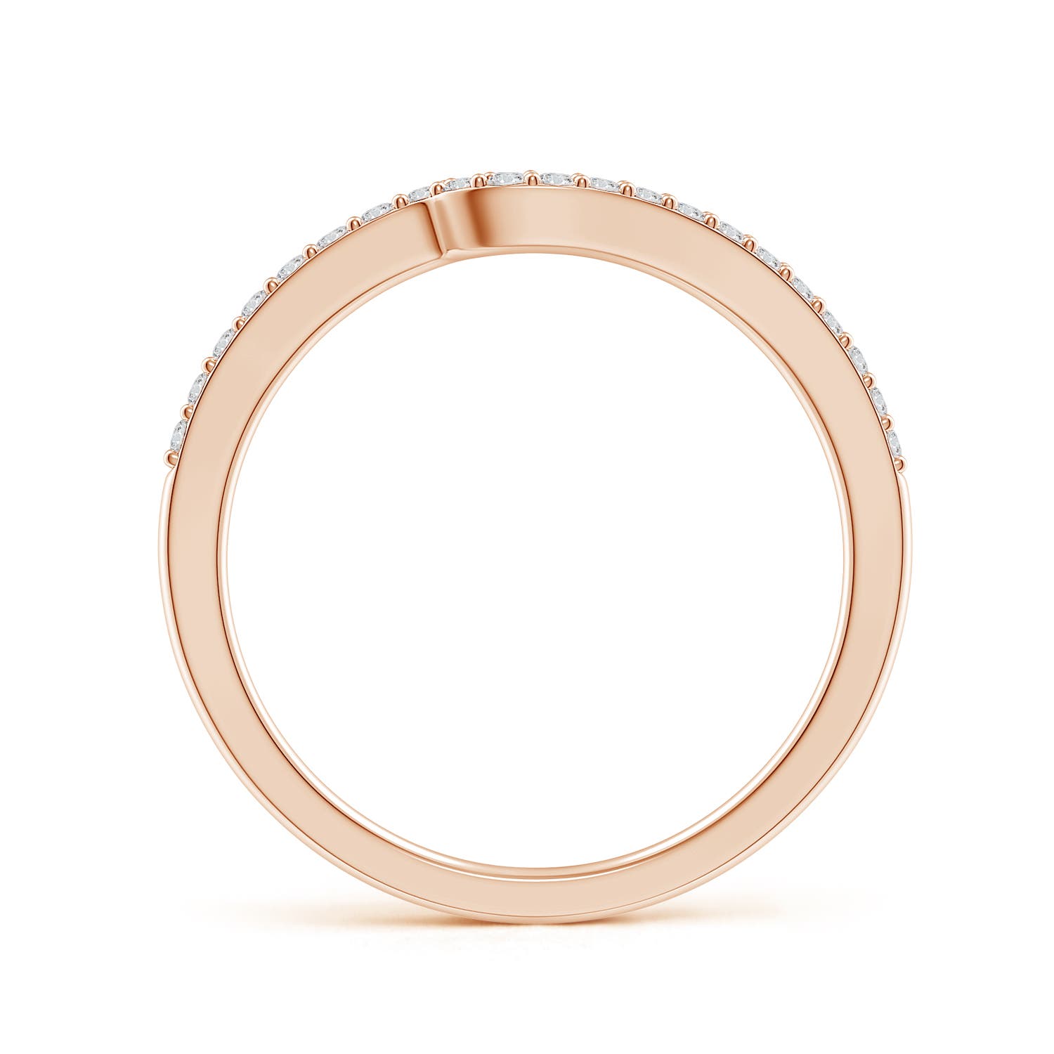 H, SI2 / 0.17 CT / 14 KT Rose Gold