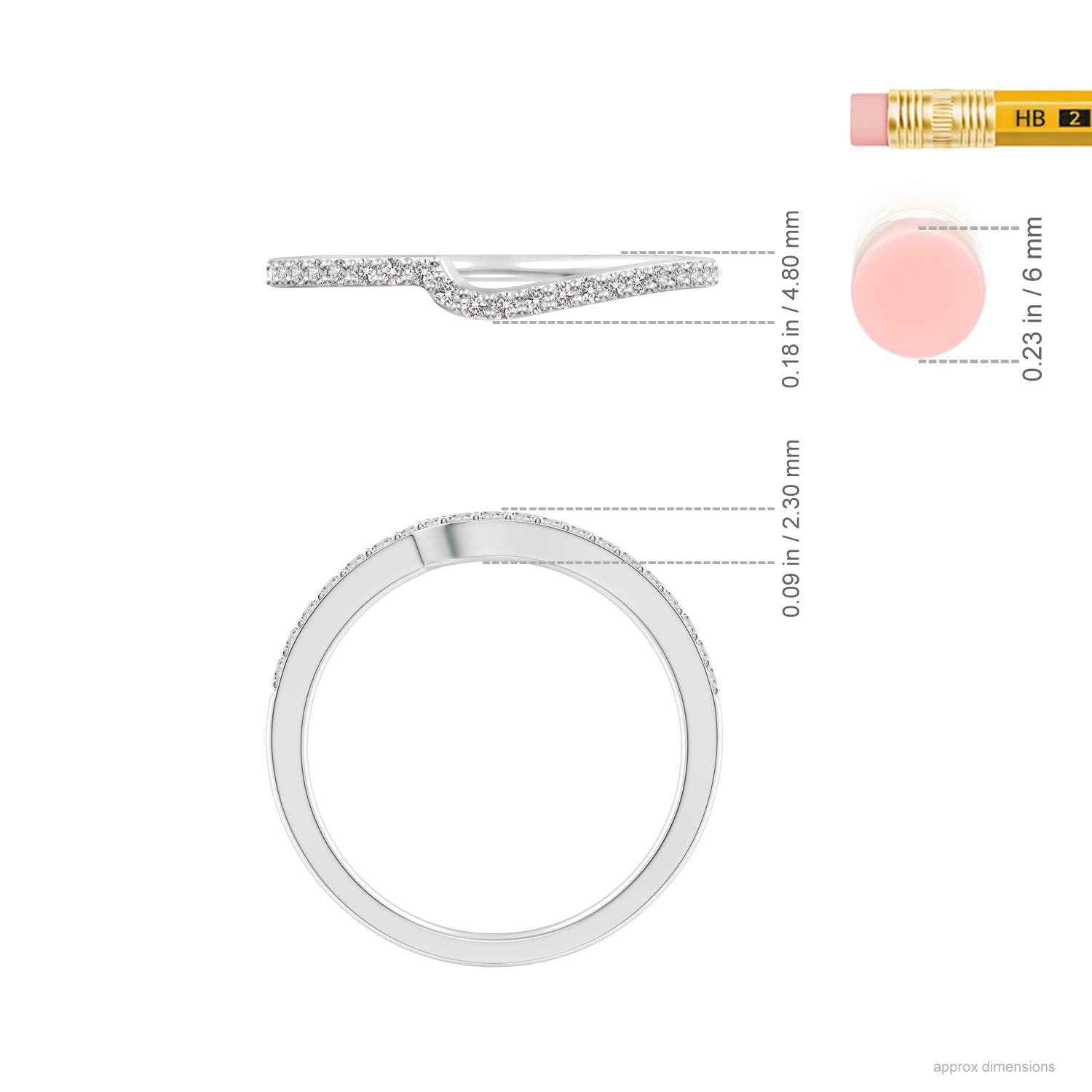 I I1 / 0.2 CT / 14 KT White Gold