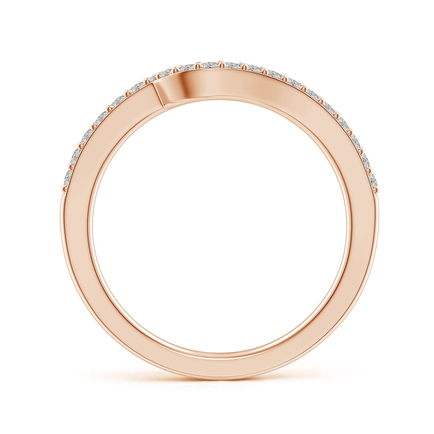 J I2 / 0.24 CT / 14 KT Rose Gold