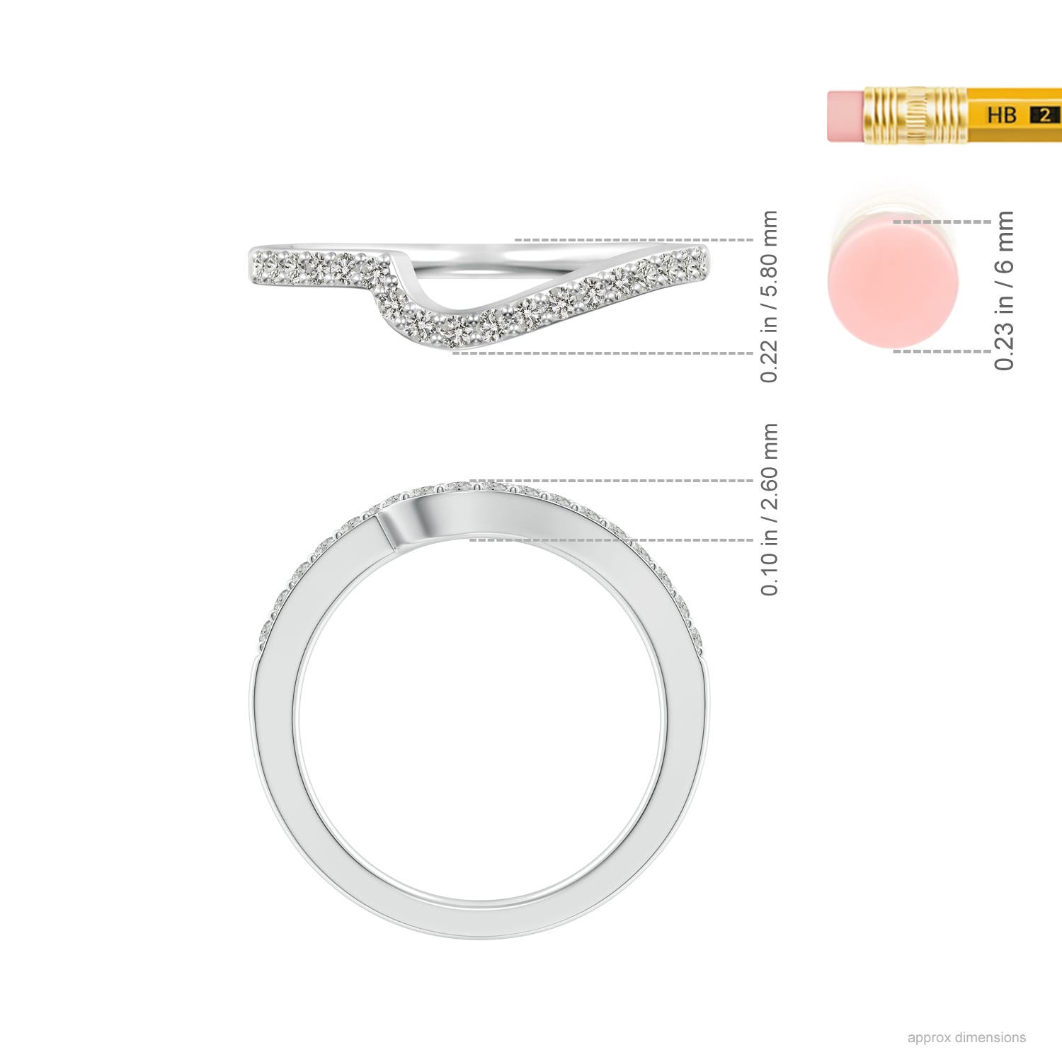 J I2 / 0.25 CT / 14 KT White Gold