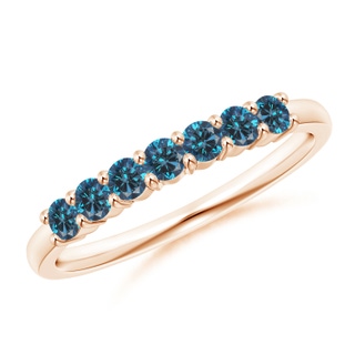 Round AAA Enhanced Blue Diamond