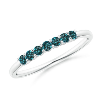 Round AA Enhanced Blue Diamond