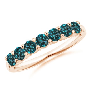 Round AA Enhanced Blue Diamond