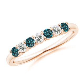 Round AA Enhanced Blue Diamond