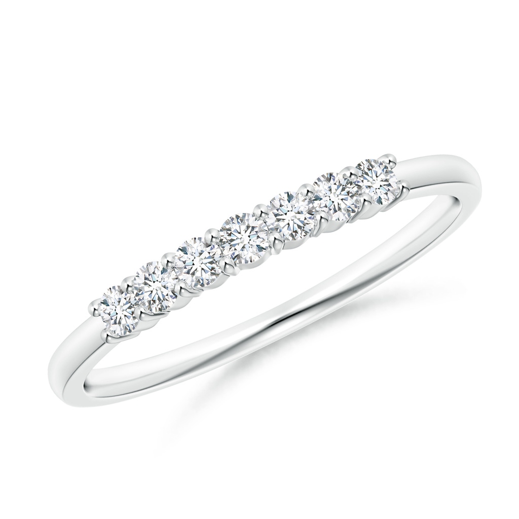2mm GVS2 Half Eternity Seven Stone Diamond Wedding Band in P950 Platinum