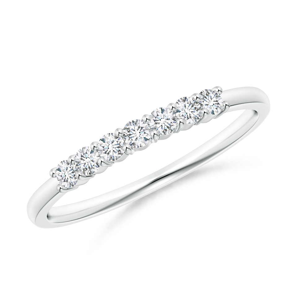 2mm GVS2 Half Eternity Seven Stone Diamond Wedding Band in P950 Platinum 