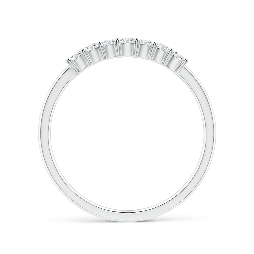 2mm GVS2 Half Eternity Seven Stone Diamond Wedding Band in P950 Platinum - side_1