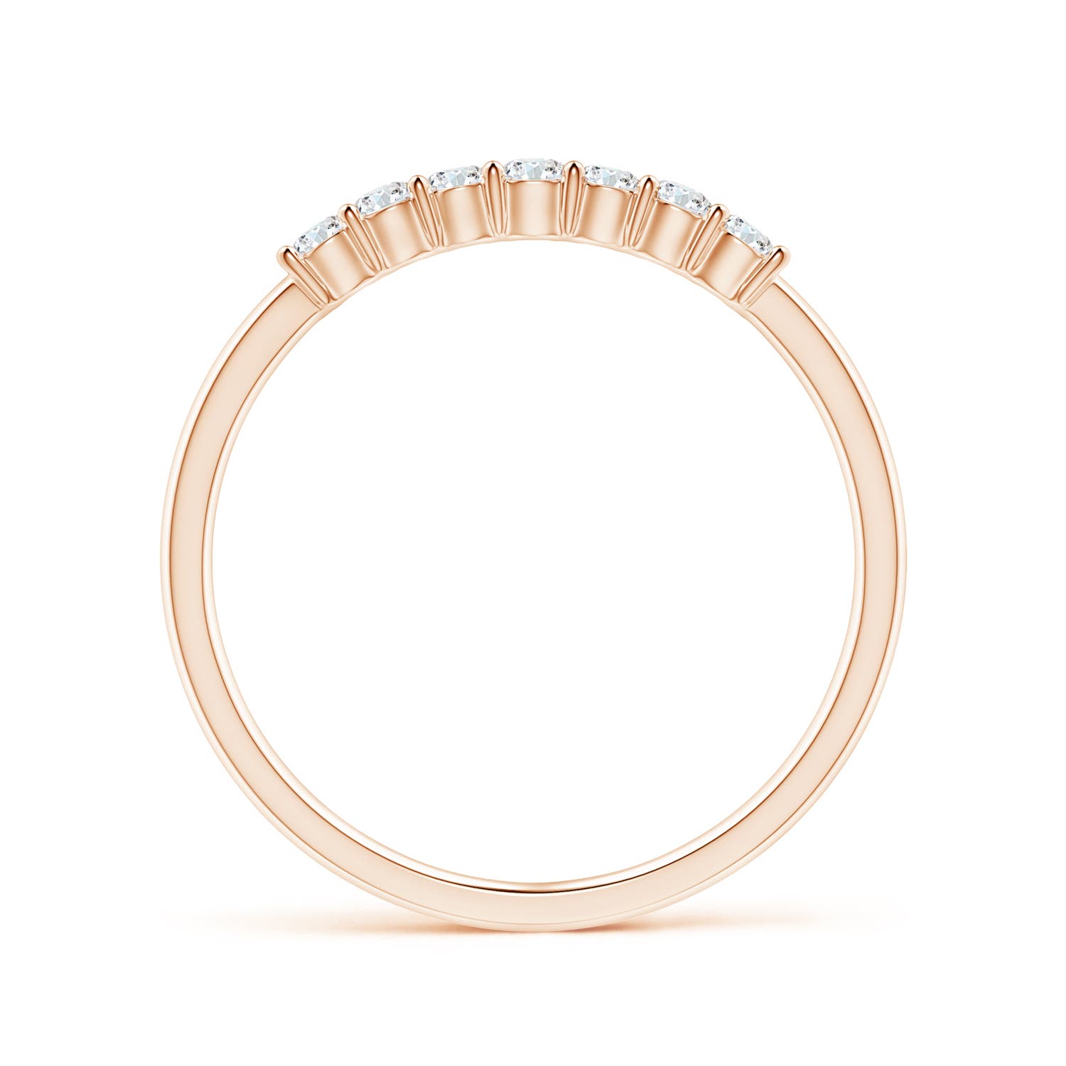 G, VS2 / 0.25 CT / 14 KT Rose Gold