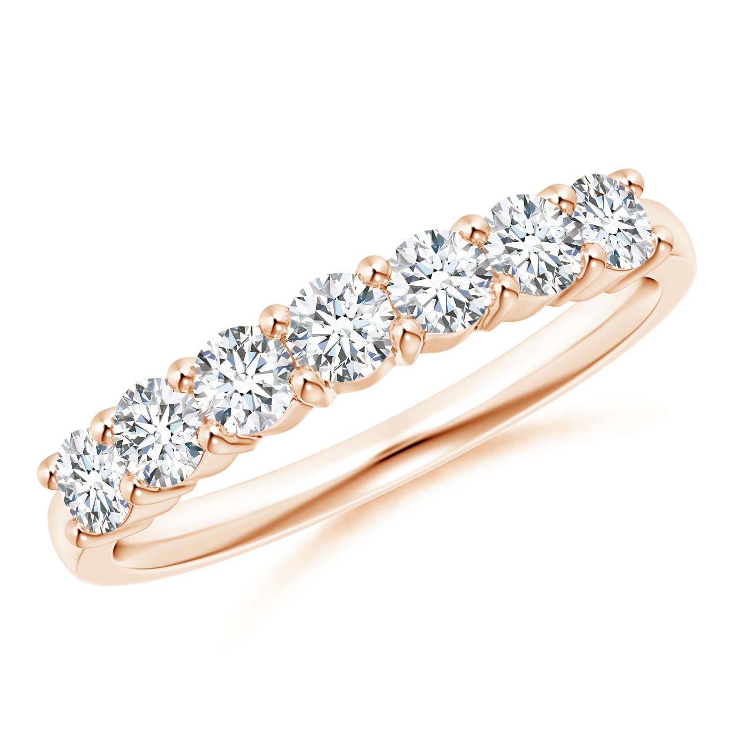 G, VS2 / 0.74 CT / 14 KT Rose Gold