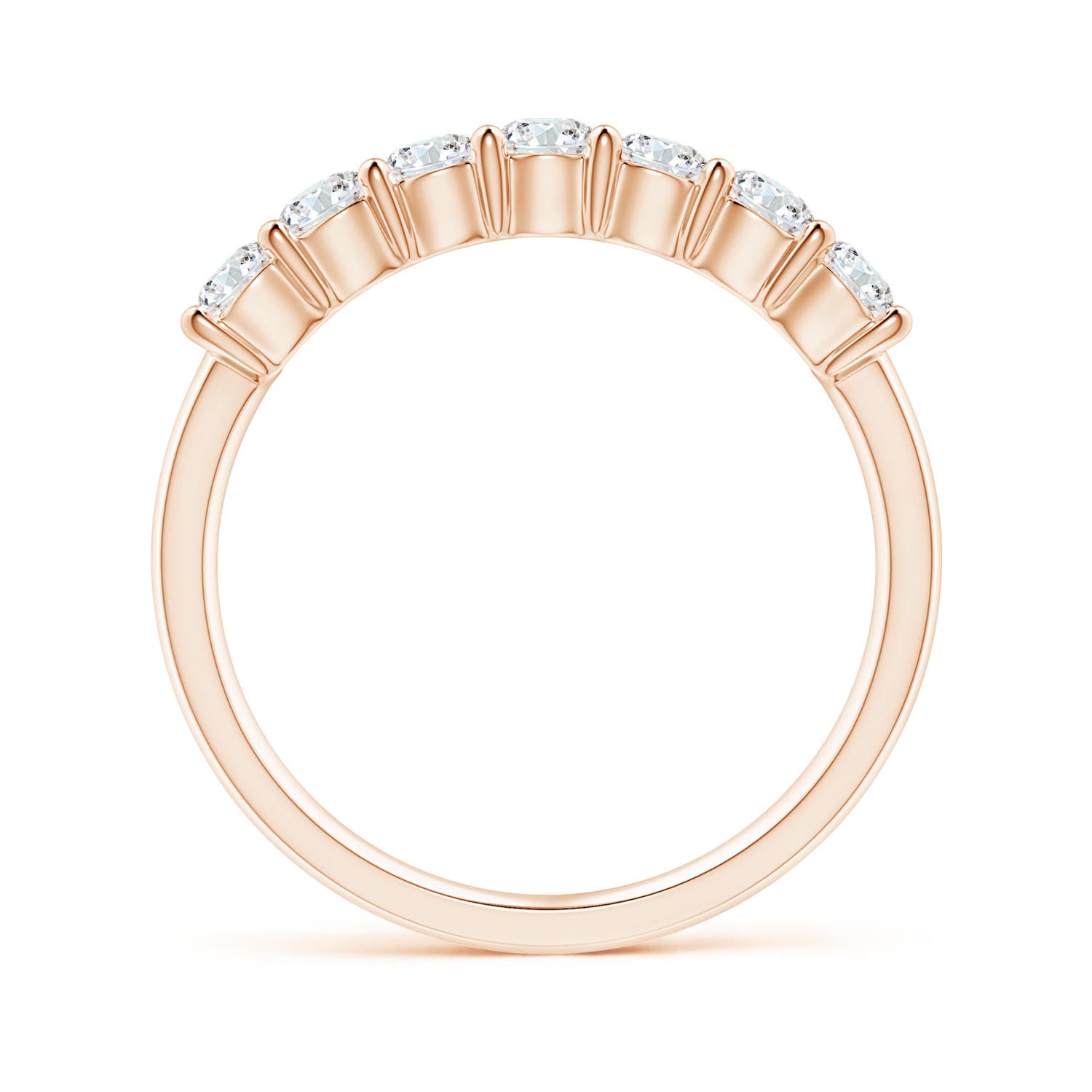 G, VS2 / 0.74 CT / 14 KT Rose Gold