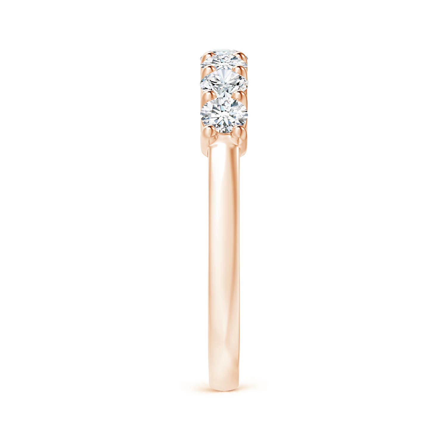 G, VS2 / 0.74 CT / 14 KT Rose Gold