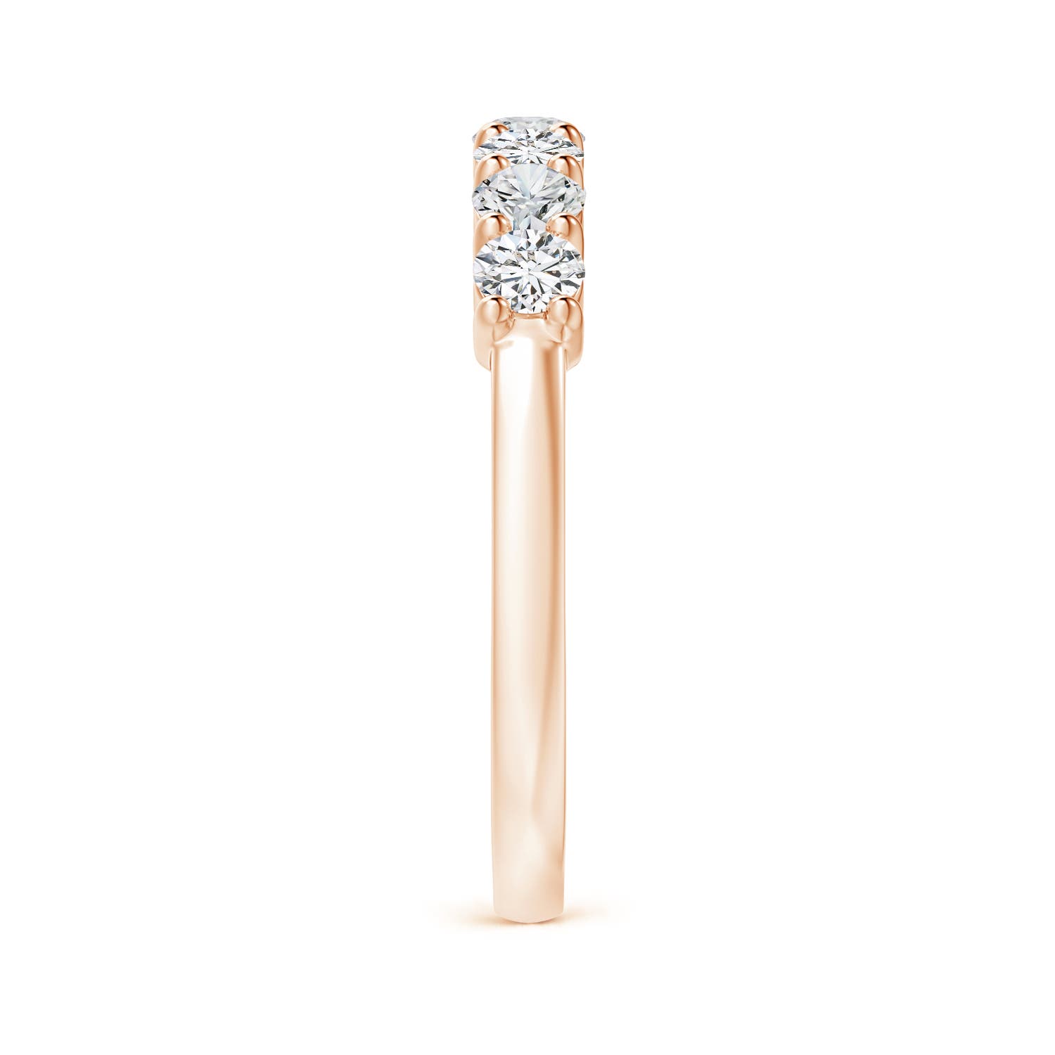 H, SI2 / 0.74 CT / 14 KT Rose Gold