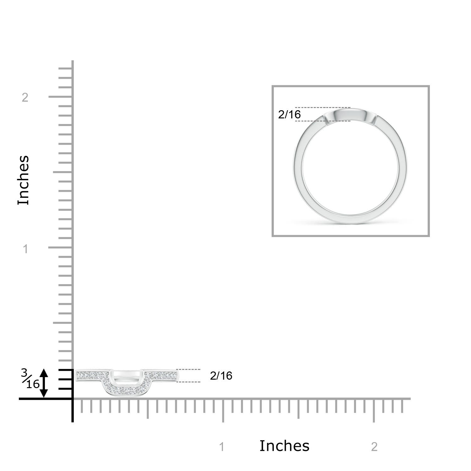 G-H VS / 0.19 CT / 14 KT White Gold