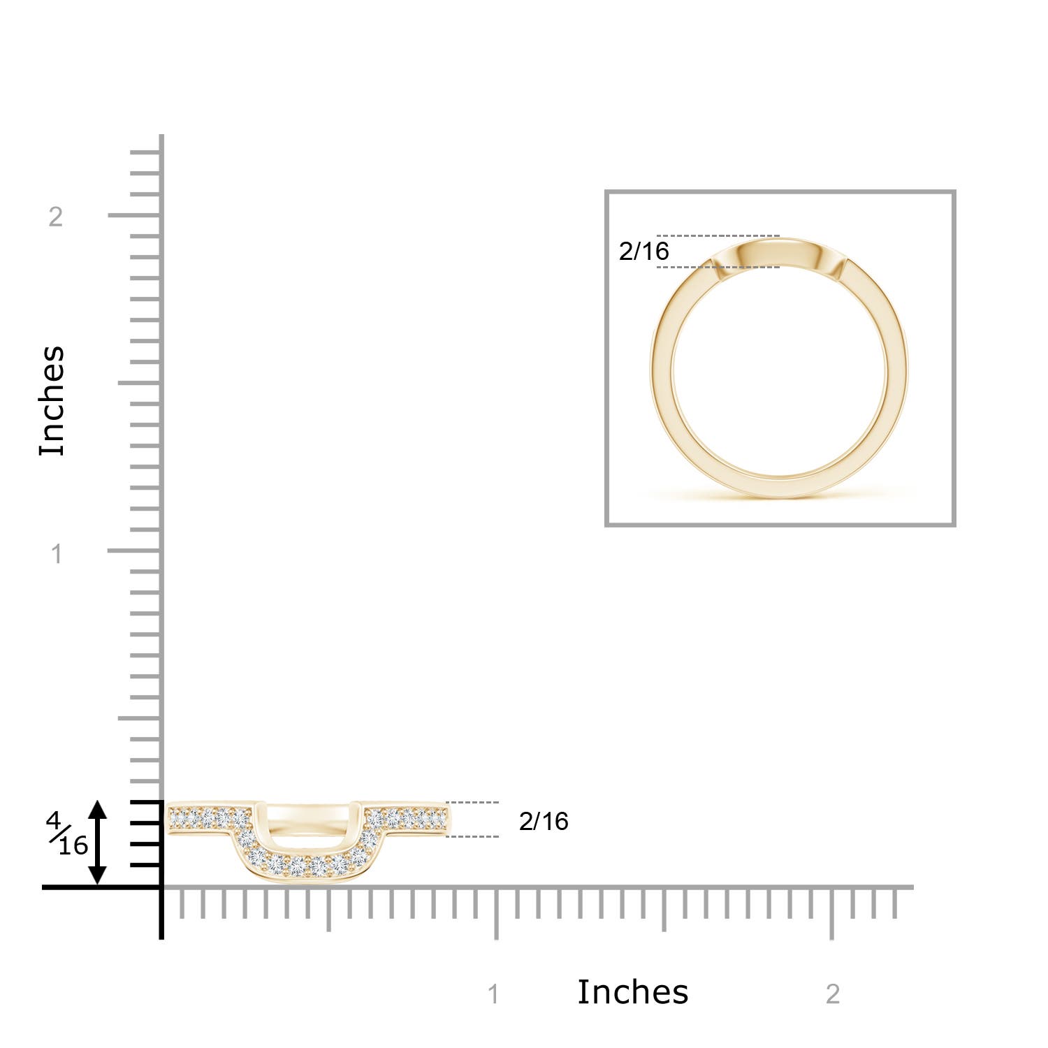 G-H VS / 0.24 CT / 14 KT Yellow Gold