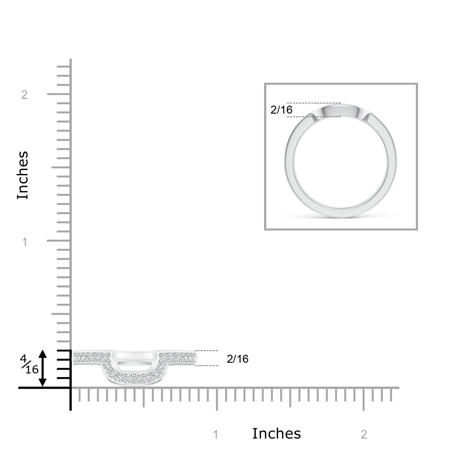 H, SI2 / 0.24 CT / 14 KT White Gold