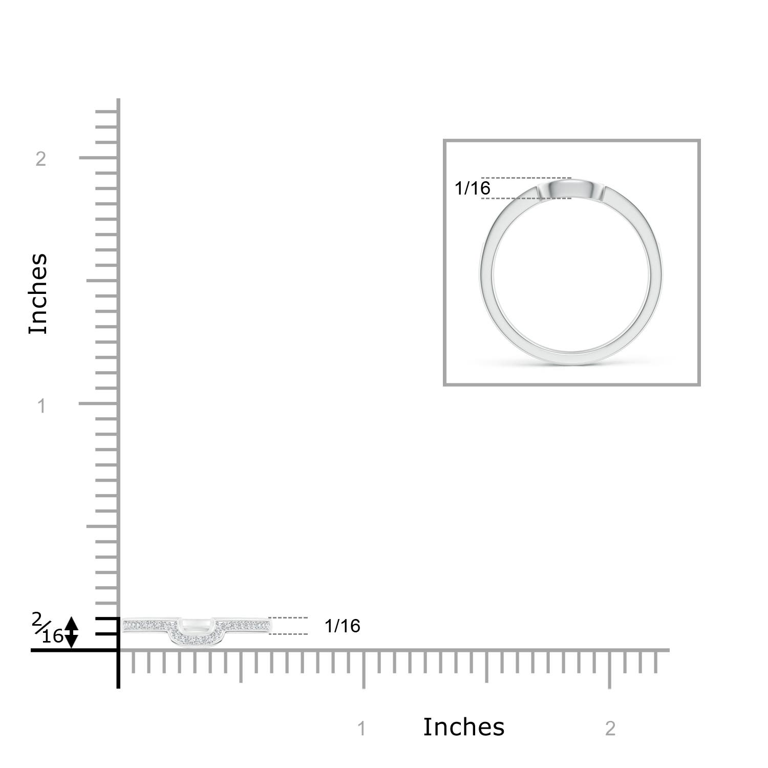 G-H VS / 0.12 CT / 14 KT White Gold