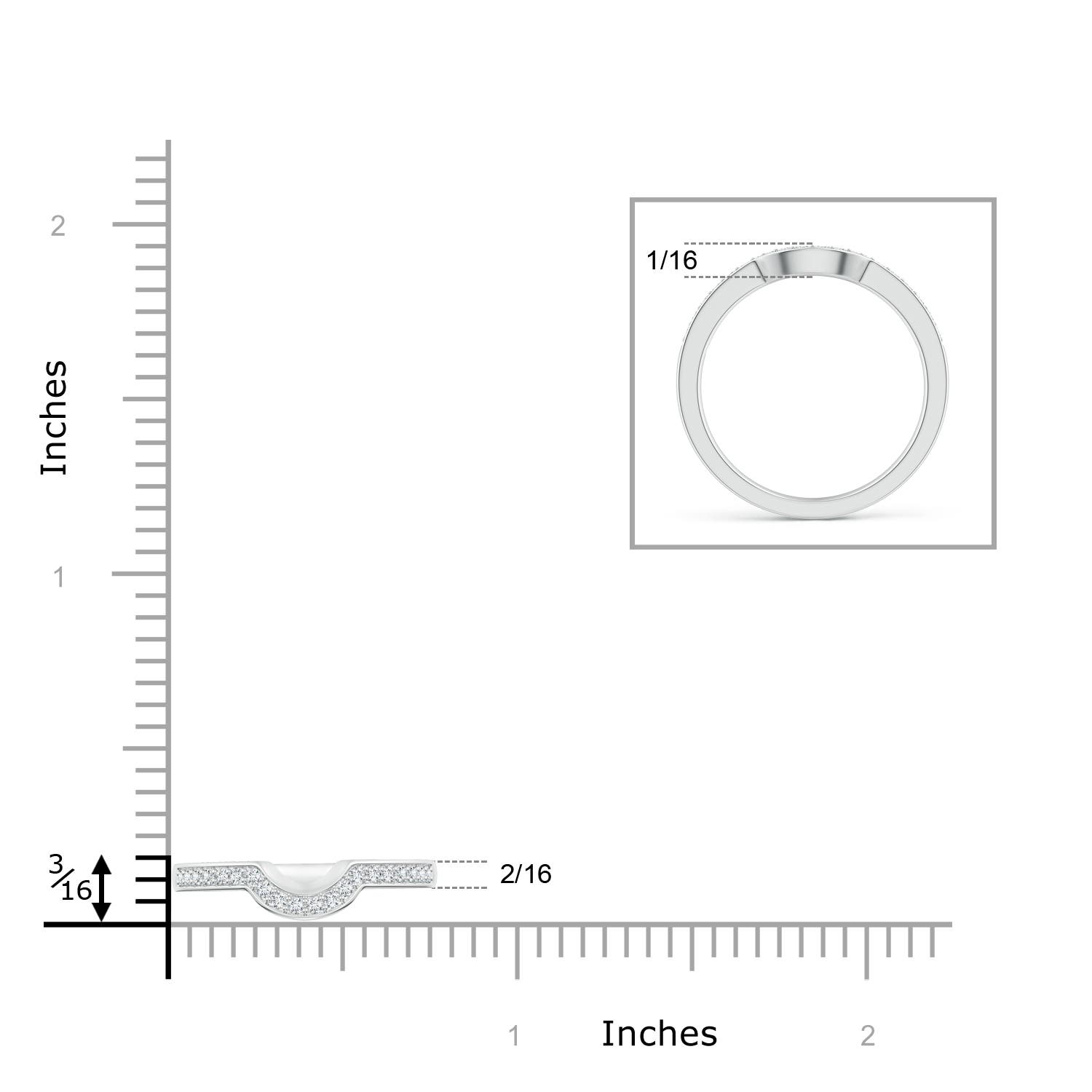 G-H VS / 0.18 CT / 14 KT White Gold