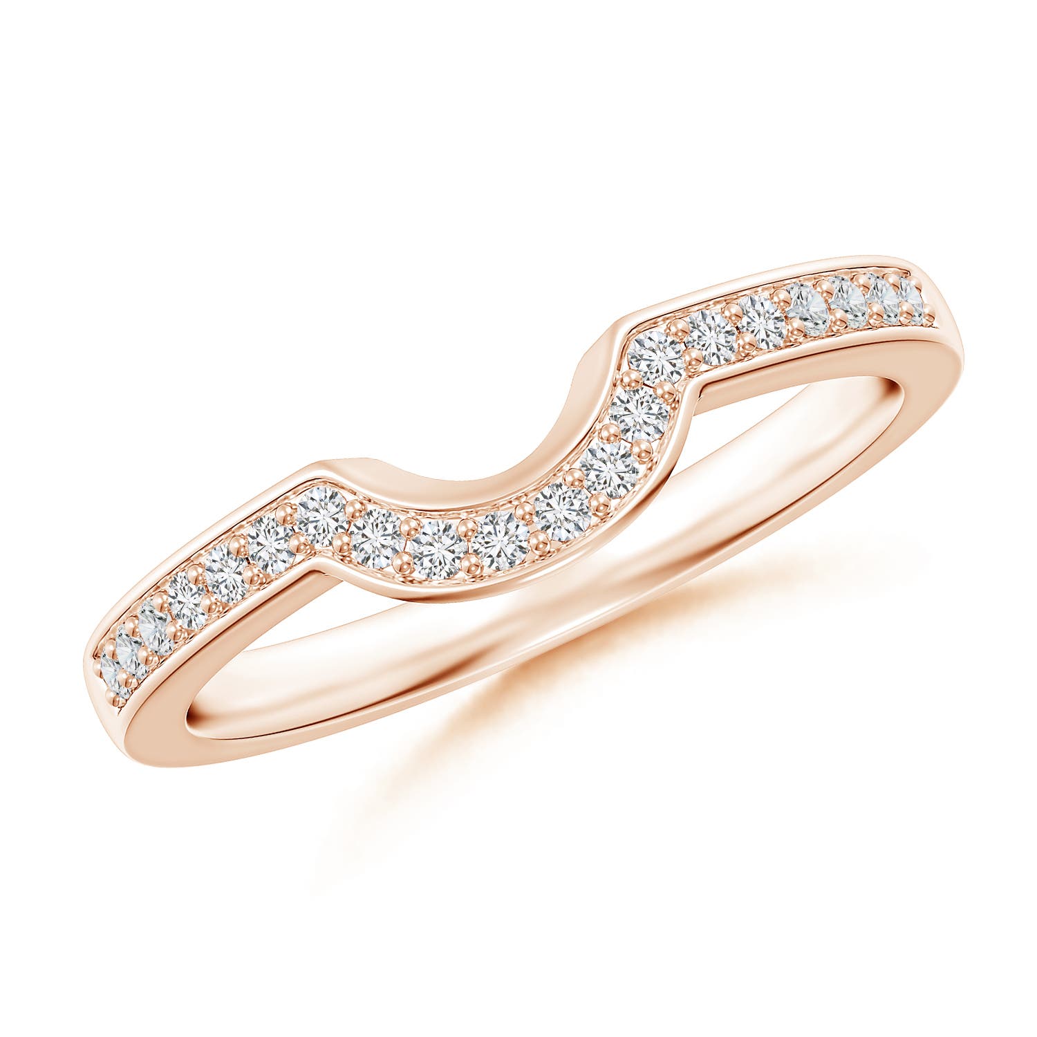 H, SI2 / 0.18 CT / 14 KT Rose Gold