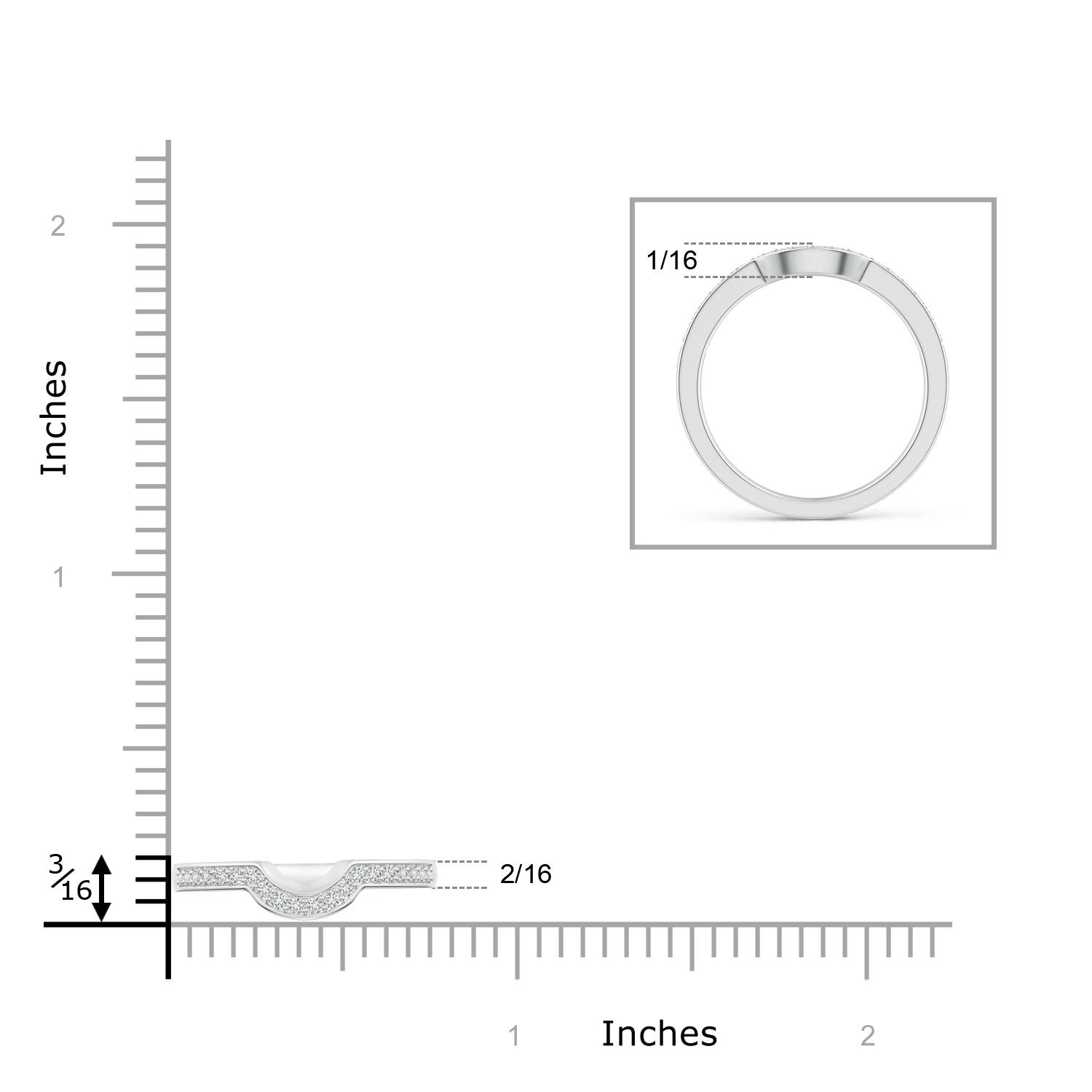 H, SI2 / 0.18 CT / 14 KT White Gold