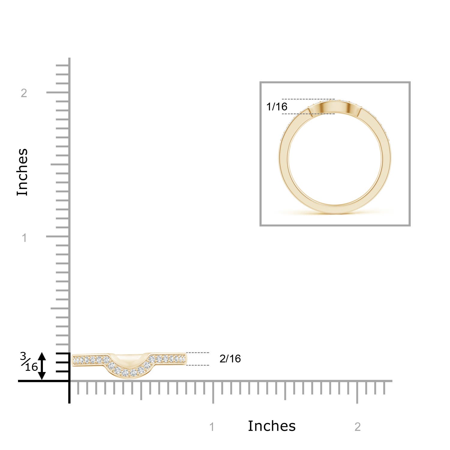 G-H VS / 0.24 CT / 14 KT Yellow Gold