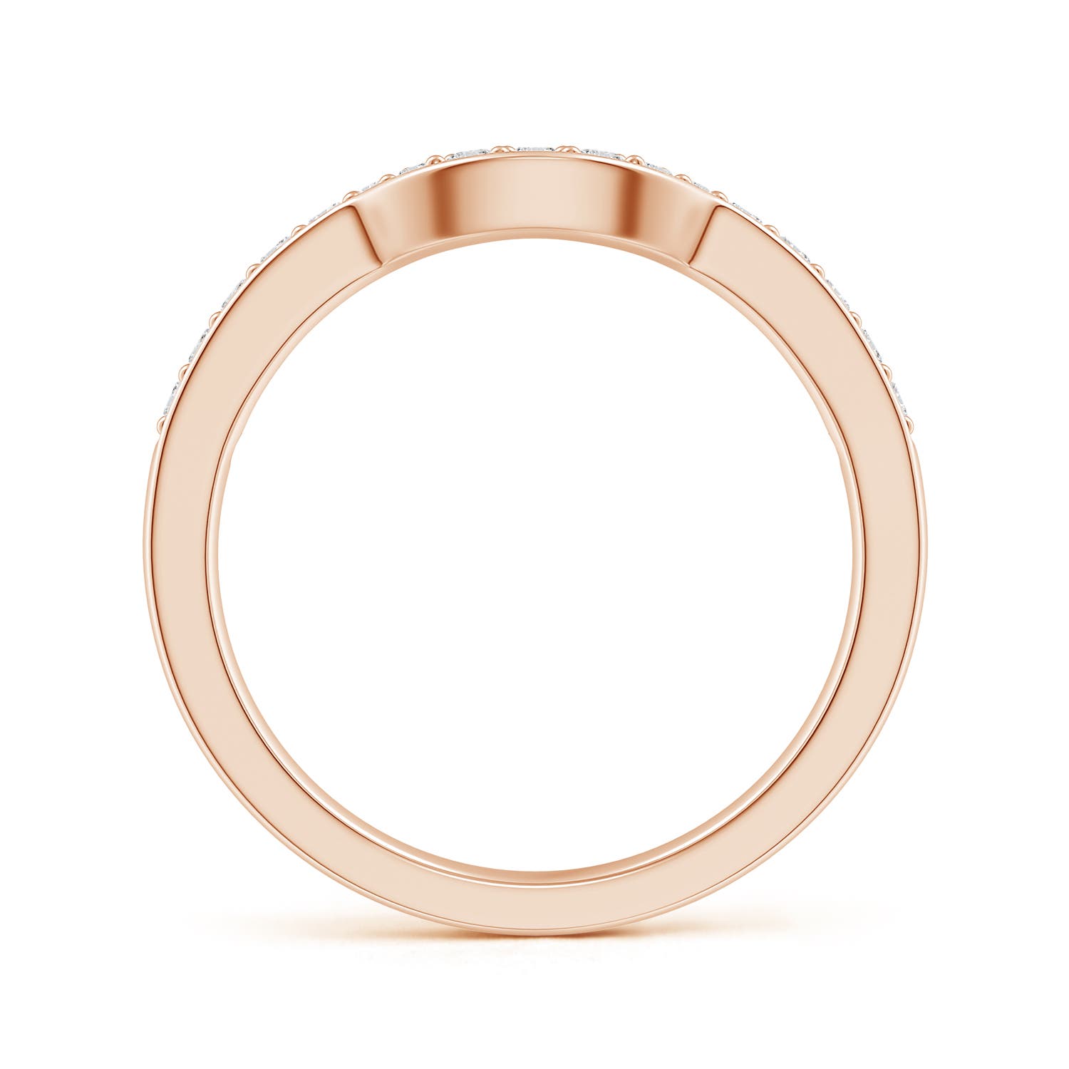 H, SI2 / 0.24 CT / 14 KT Rose Gold