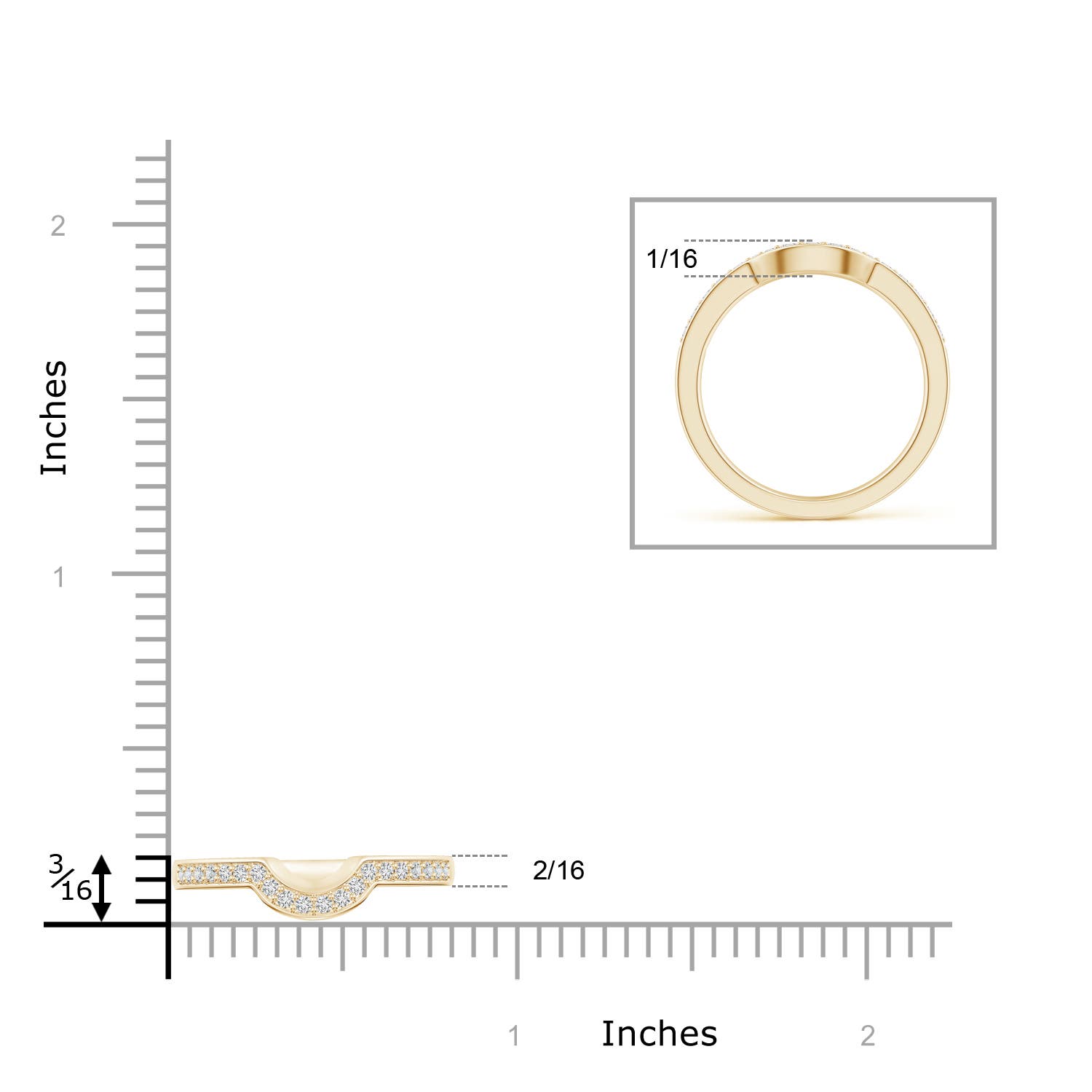 H, SI2 / 0.24 CT / 14 KT Yellow Gold