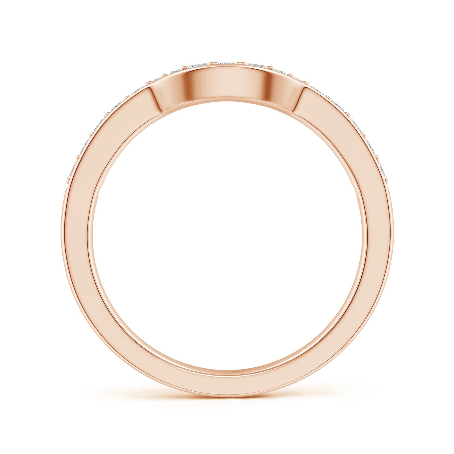 J I2 / 0.24 CT / 14 KT Rose Gold