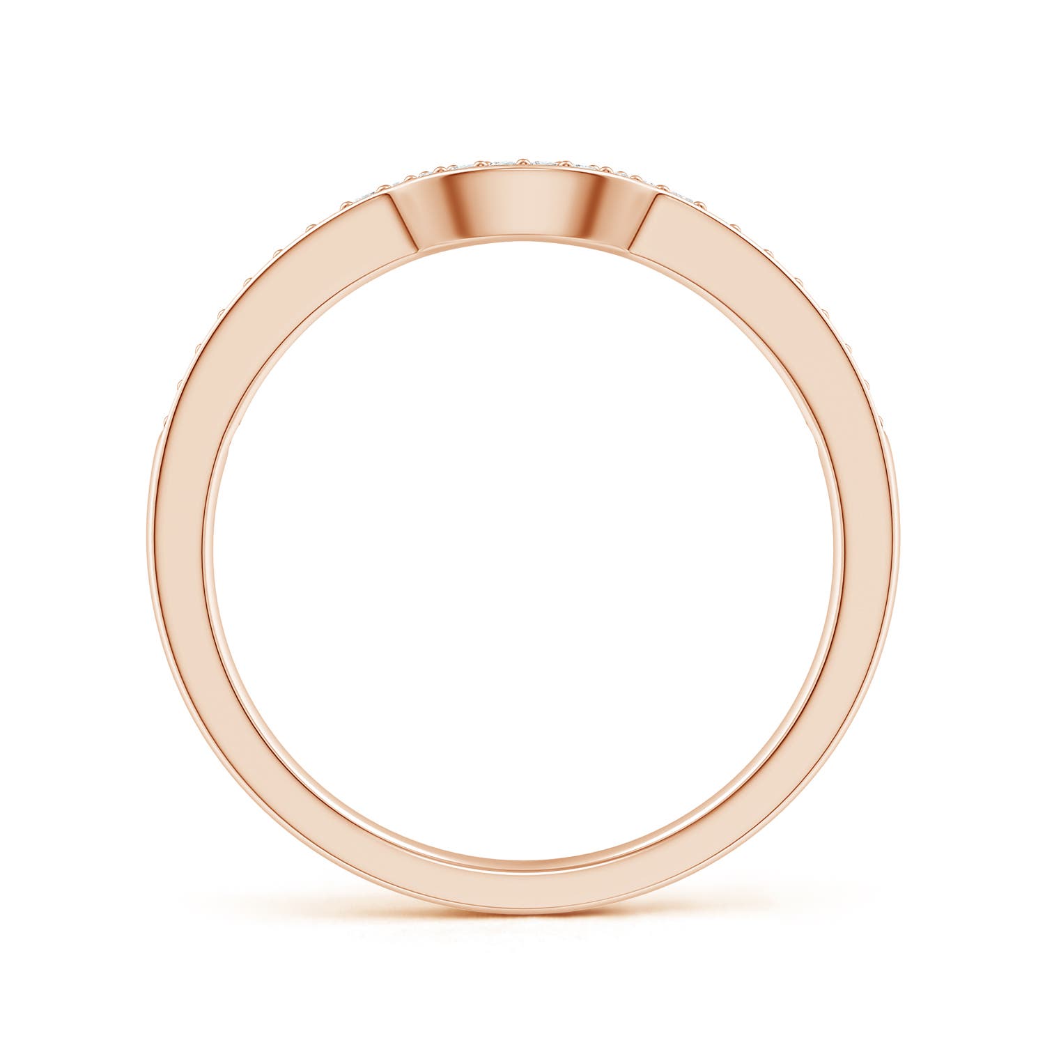 G-H VS / 0.12 CT / 14 KT Rose Gold