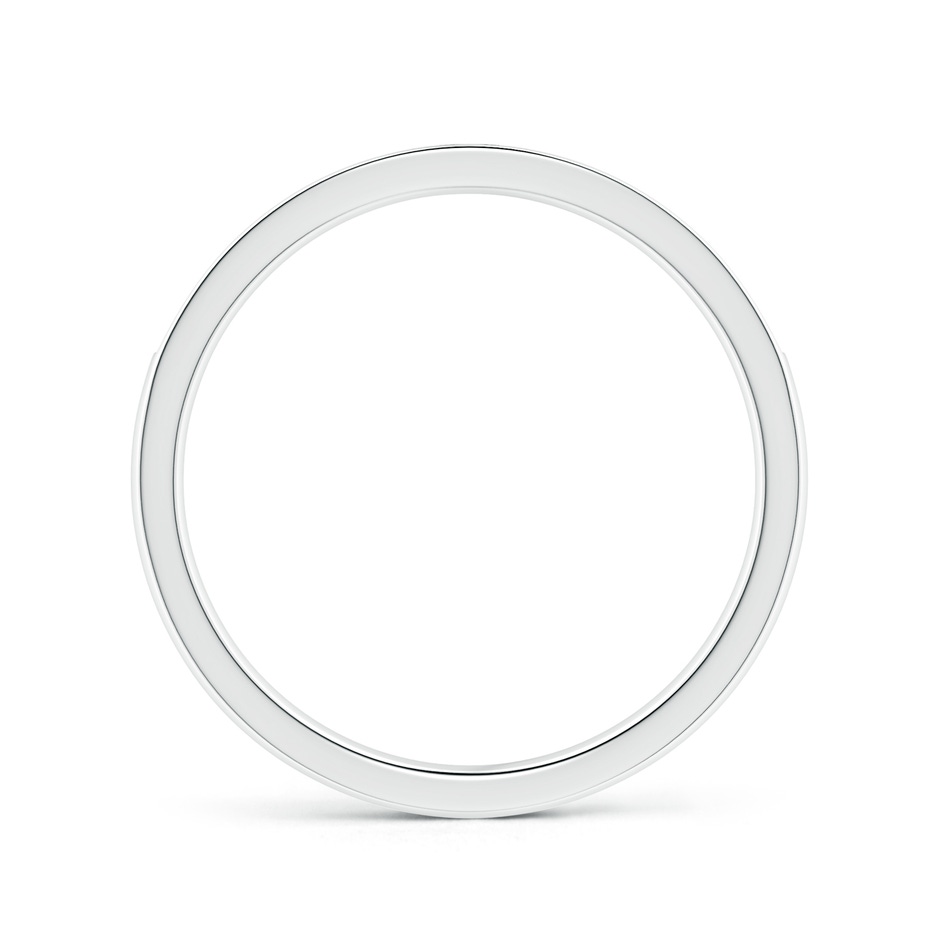 1.2mm GHVS Pave-Set Diamond Half Eternity Wedding Band in White Gold side-1