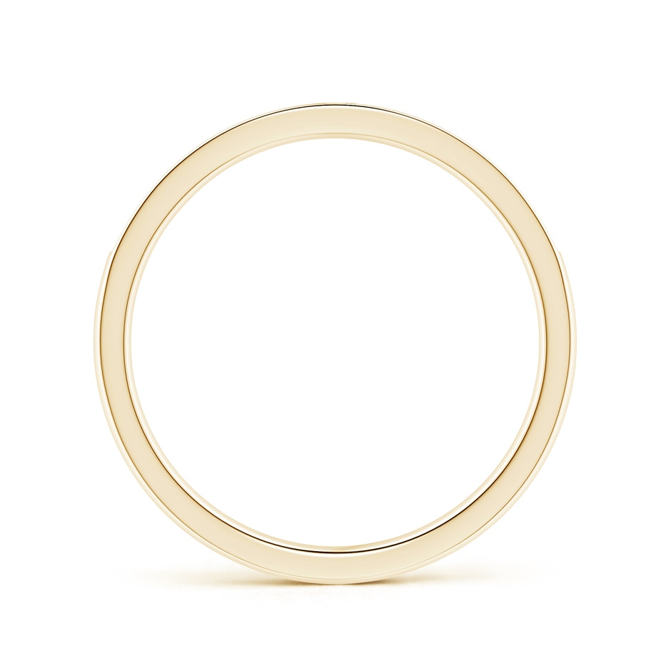 1.2mm HSI2 Pave-Set Diamond Half Eternity Wedding Band in Yellow Gold side-1
